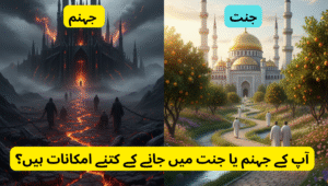 آپ کے جہنم یا جنت میں جانے کے کتنے امکانات ہیں؟